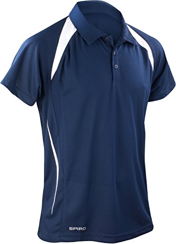 Result Cool-Dry Funktions-Poloshirt Team Spirit S177M, Farbe:Navy/White;Größe:4XL von Spiro