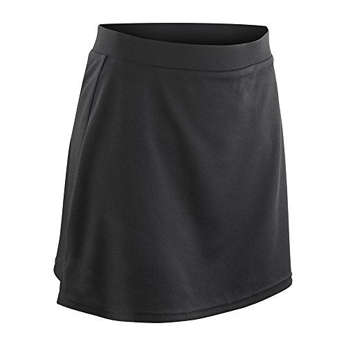 Spiro Mädchen Junior Trainingshosenrock / Skort (Xlarge) (Schwarz) von Spiro