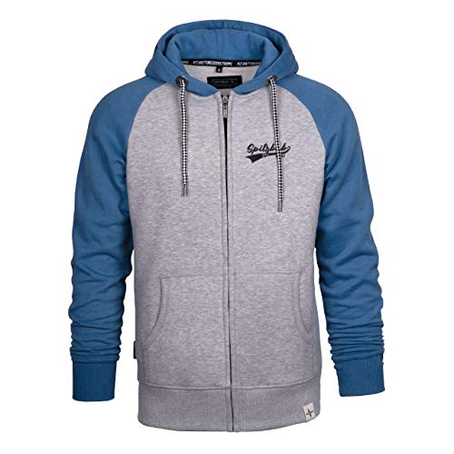 Spitzbub Herren Hoodie Pullover mit Kapuze Sweatjacke Zipper Kapuzenpullover mit Reißverschluss Jens von Spitzbub