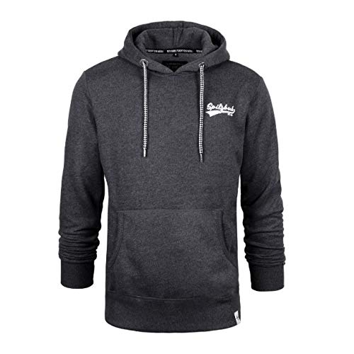 Spitzbub Herren Hoodie Pullover mit Kapuze Sweatshirt Kapuzenpullover Thorben (as3, Alpha, m, Regular, Regular) von Spitzbub