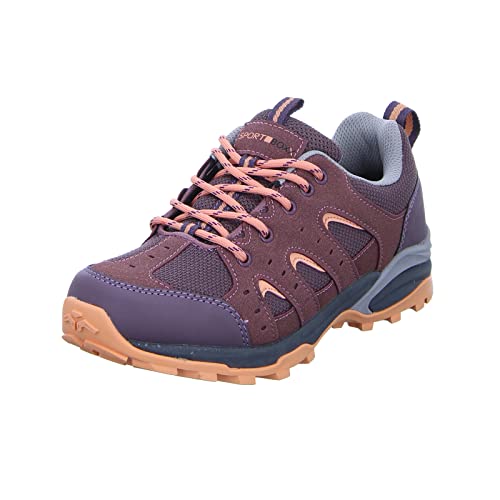 Sport Boxx Damen Halbschuh JLM2022 Damen Outdoor Schuh Rot (Purple) Größe 42 EU von Sport Boxx