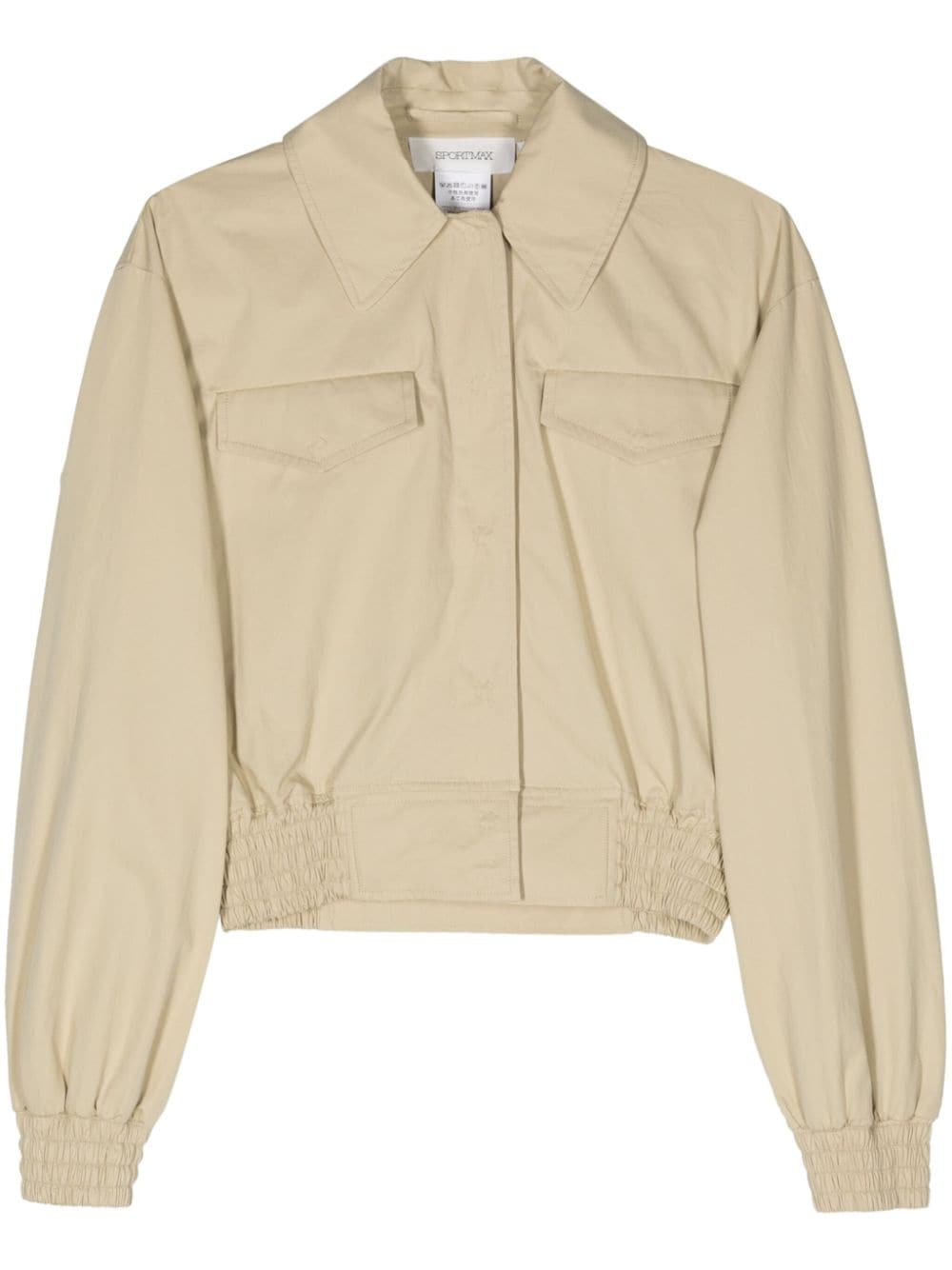 Sportmax Cropped-Hemdjacke - Nude von Sportmax