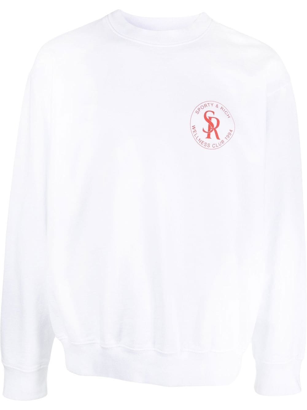 Sporty & Rich Sweatshirt mit Logo-Print - Weiß von Sporty & Rich