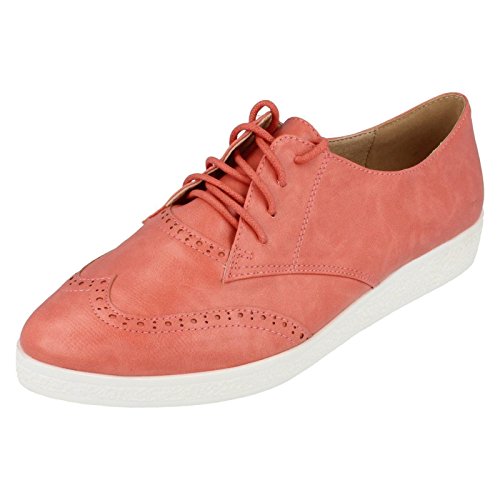 Spot On , Damen Sneaker Pink Koralle von Spot on