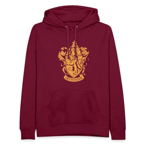 Spreadshirt Harry Potter Haus Gryffindor Wappen Logo Frauen Hoodie, M, Bordeaux von Spreadshirt