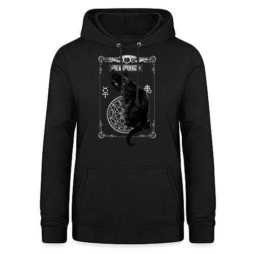 Spreadshirt Alchemy England Schwarze Katze Ouija Brett Frauen Hoodie, S, Schwarz von Spreadshirt