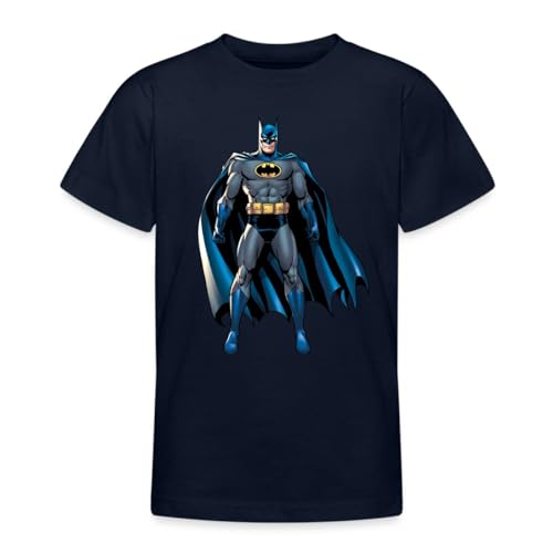 Spreadshirt DC Comics Batman Pose Klassisch Kinder T-Shirt, 122/128 (7-8 Jahre), Navy von Spreadshirt