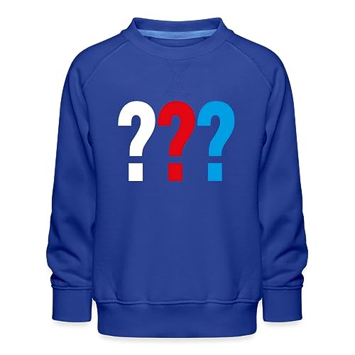 Spreadshirt Die DREI Fragezeichen Logo Kinder Premium Pullover, 152/164 (12-14 Jahre), Royalblau von Spreadshirt