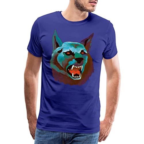 Spreadshirt Die DREI Fragezeichen ??? Und Der Karpatenhund Cover Männer Premium T-Shirt, XL, Königsblau von Spreadshirt