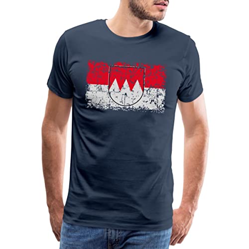 Spreadshirt Flagge Region Franken Frankenland Männer Premium T-Shirt, L, Navy von Spreadshirt