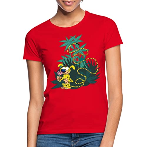 Spreadshirt Marsupilami Im Grünen Frauen T-Shirt, XL, Rot von Spreadshirt