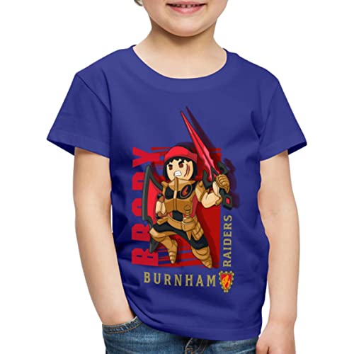 Spreadshirt Playmobil Novelmore Burnham Raiders Brody Kinder Premium T-Shirt, 110/116 (4 Jahre), Königsblau von Spreadshirt
