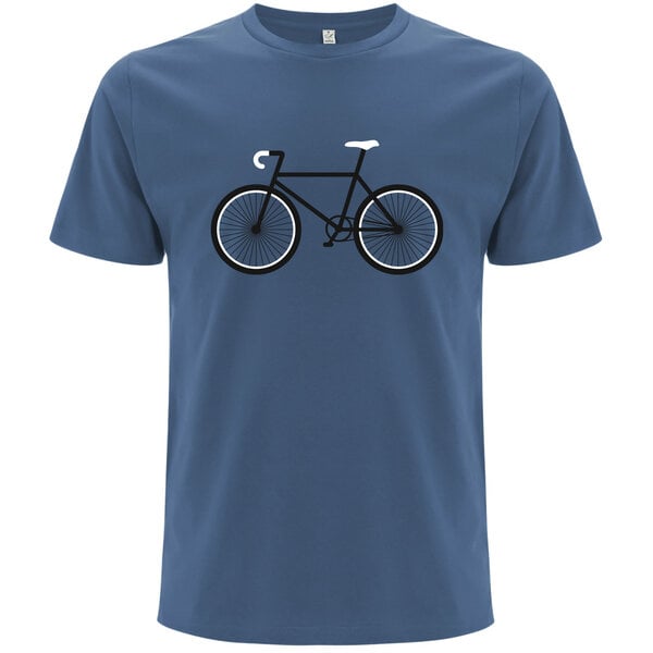 Spreecult Simpel Bike - Bio und Fair - Männer Unisex T-Shirt - Fahrrad von Spreecult