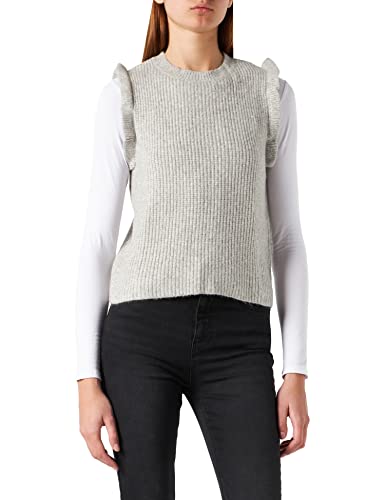 Springfield Damen Chaleco Básico Weste, Gris Medio, 32 von Springfield