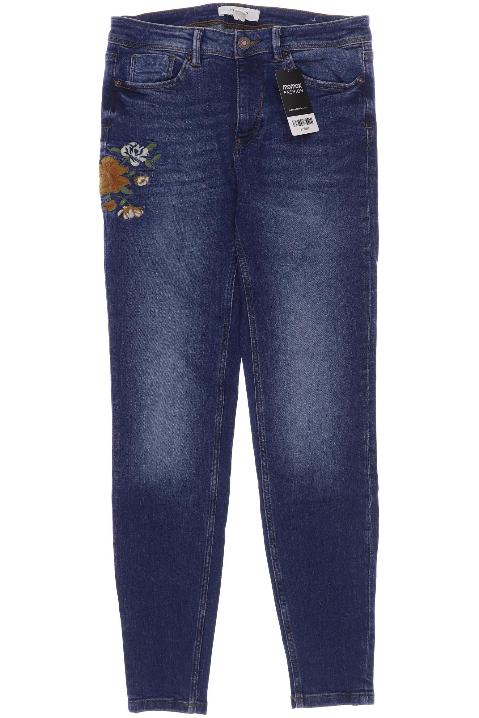 Springfield Damen Jeans, blau, Gr. 38 von Springfield