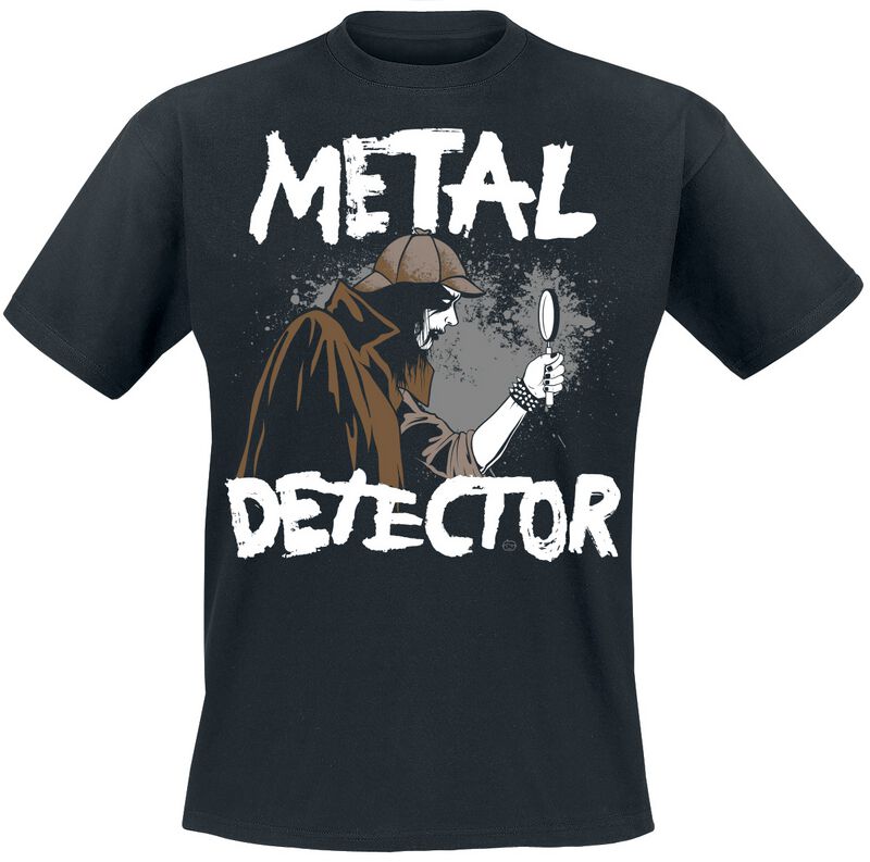 Goodie Two Sleeves Metal Detector T-Shirt schwarz in 3XL Goodie Two Sleeves Metal Detector T-Shirt schwarz in 3XL von Goodie Two Sleeves