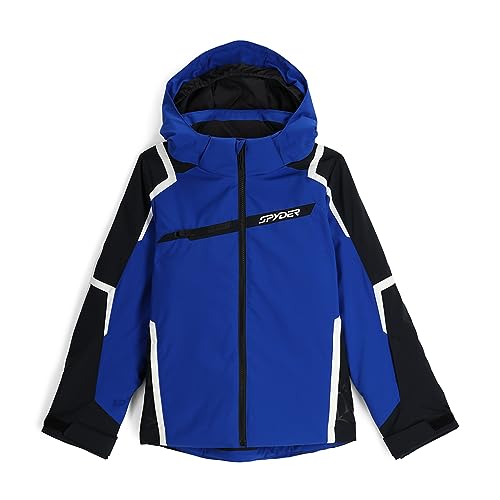 Spyder Jungen Boys Challenger Insulated Ski Jacket Skijacke, Blau (Electric Blue), 14 von Spyder