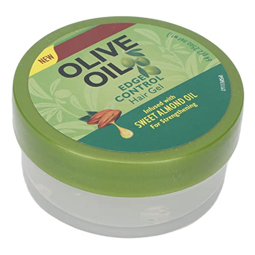 Olivenöl-Haarwachs – 64 G, Starker Halt, Feuchtigkeitsspendend, Verhindert Fettbildung, Sichere Inhaltsstoffe, Haar-Styling-Gel Zur Kantenkontrolle von Srliya