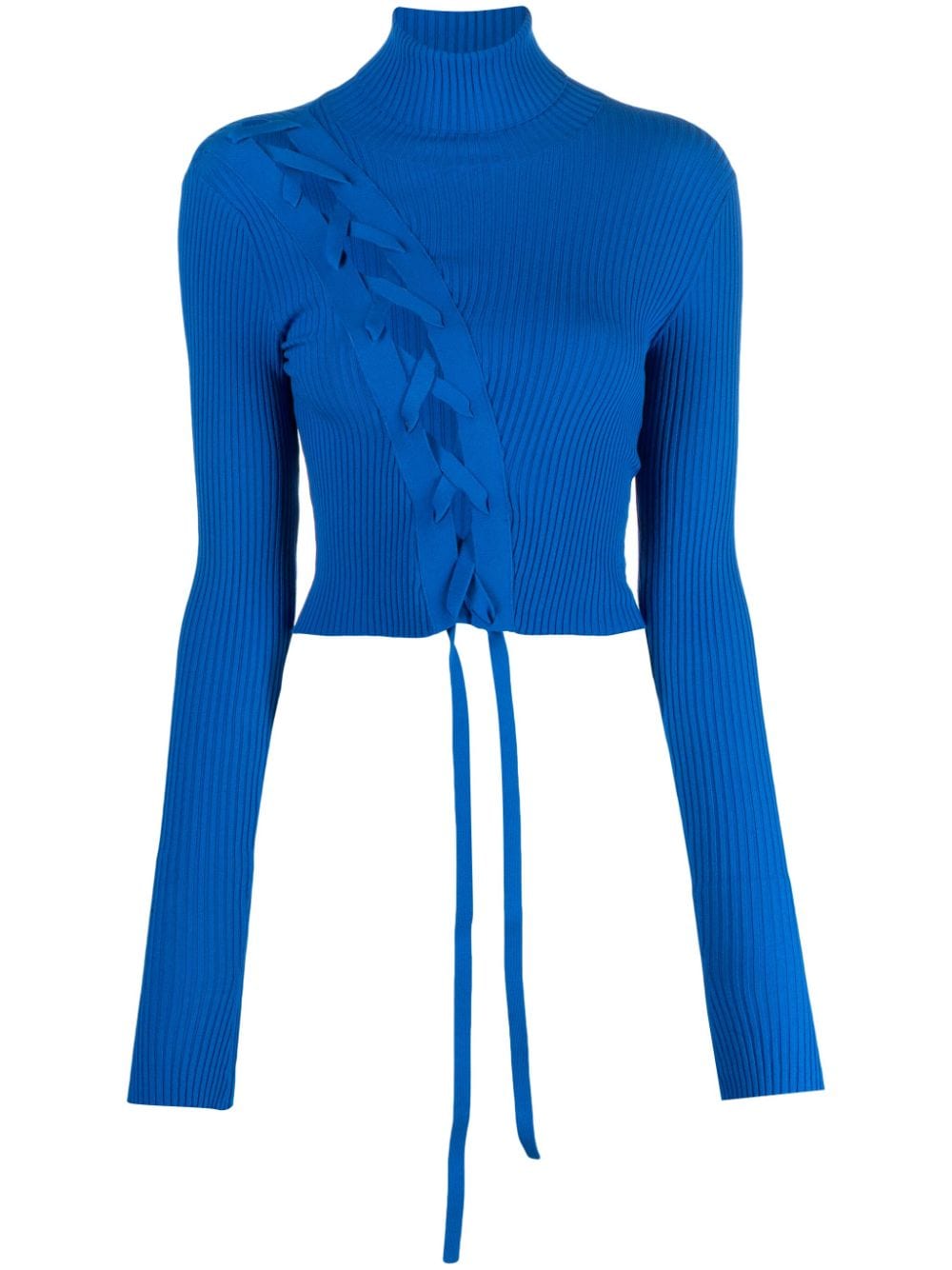 Ssheena Gerippter Pullover - Blau von Ssheena