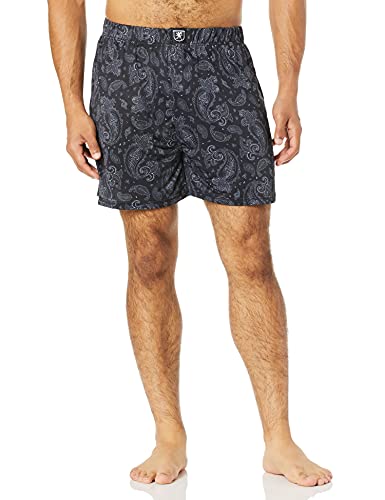 Stacy Adams Herren Boxershorts, Black Paisley, Large von Stacy Adams