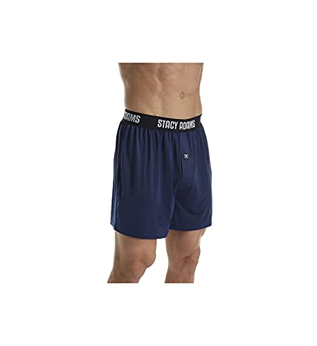 Stacy Adams Herren Boxershorts, Navy, Medium von Stacy Adams