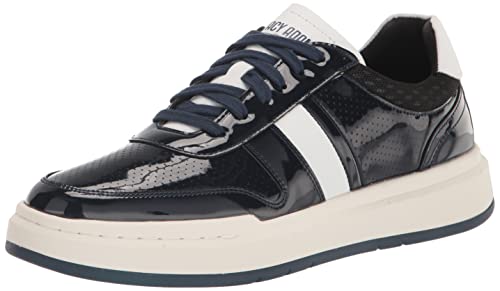 STACY ADAMS Herren Cashton Schnüren Sneaker, Marineblau, 43 EU von Stacy Adams