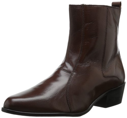 STACY ADAMS Santos Herren Stiefel mit seitlichem Reißverschluss, cognac, 44.5 EU von Stacy Adams