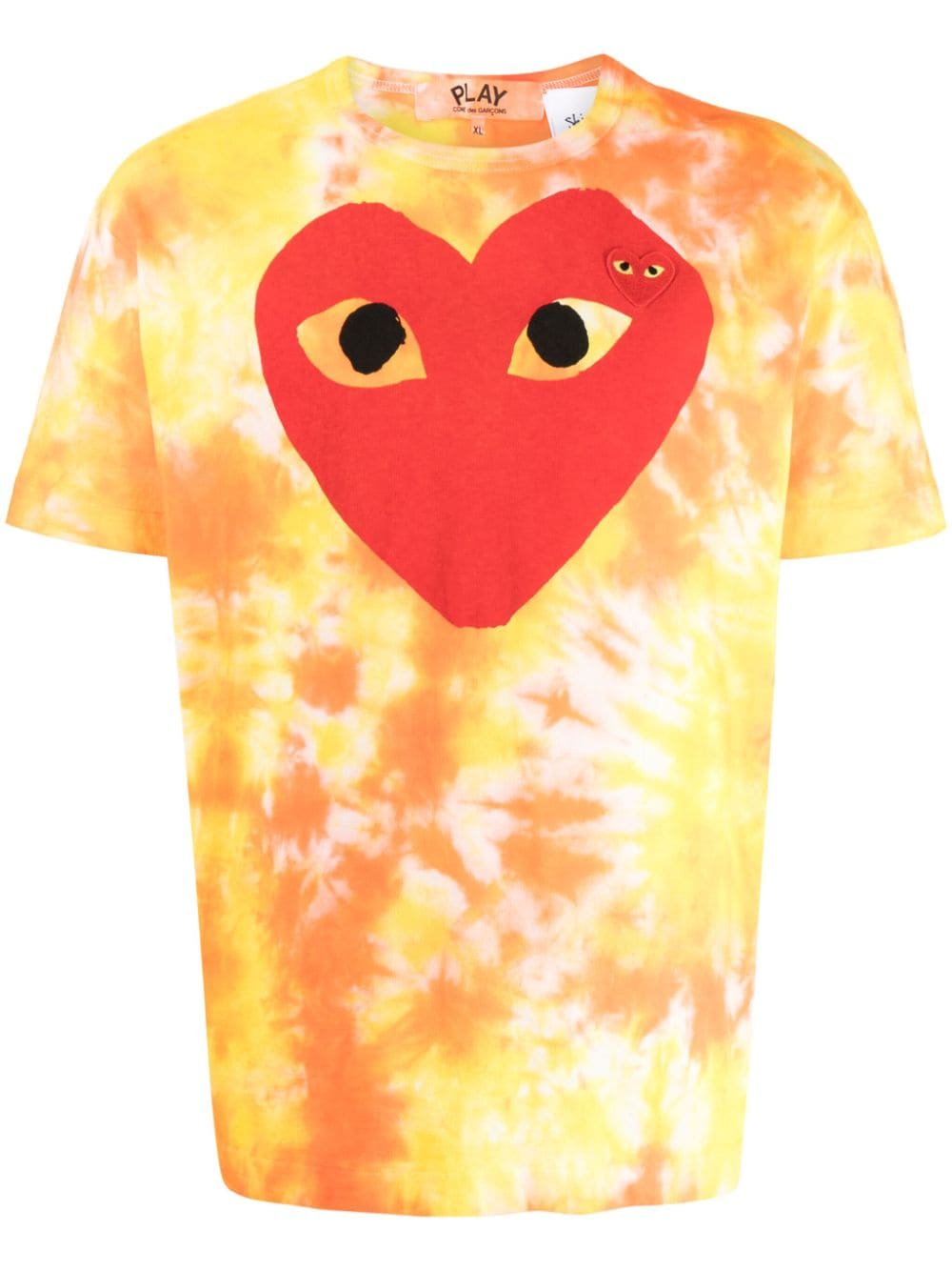 Stain Shade x Comme Des Garçons T-Shirt mit Batikmuster - Mehrfarbig von Stain Shade