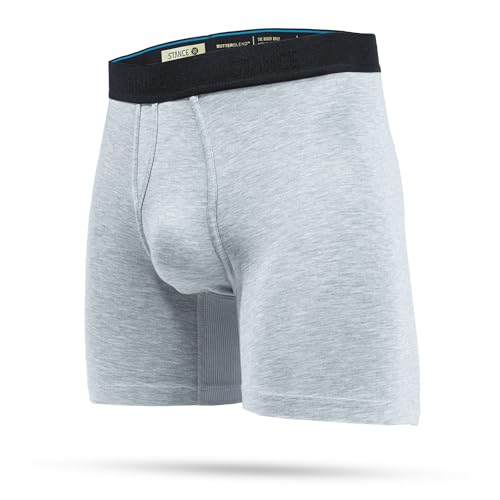 Stance Herren Boxershort-Verordnung Retroshorts, Heathergrey, Medium von Stance