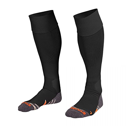 Stanno Sports Socken - Uni Sock II - Socken mit Atmungsaktivem Kapazität und Knöchelschutz - Sportsocken - Anatomische Socken mit linken/rechten Indikatoren - Schwarz - Größe 30/35 von Stanno