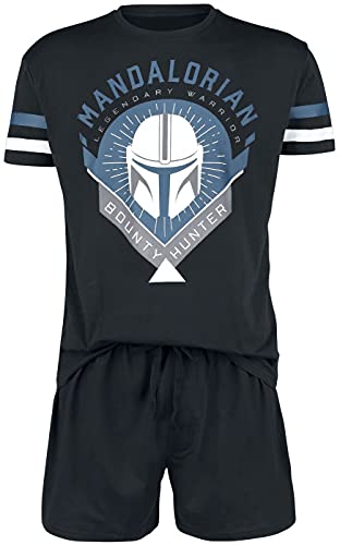 Star Wars The Mandalorian - Bounty Hunter Männer Schlafanzug schwarz 3XL von Star Wars