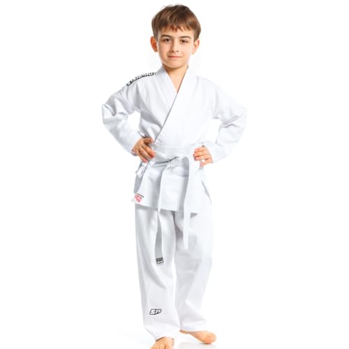 Starpro Judoanzug für Kinder – Hochwertiger Judo Gi aus Polyester-Baumwollmischung, 250 g/m² – Inklusive Weißer Gürtel – Größen 100 cm bis 170 cm Starpro Judoanzug für Kinder – Hochwertiger Judo Gi aus Polyester-Baumwollmischung, 250 g/m² – Inklusive Weißer Gürtel – Größen 100 cm bis 170 cm von Starpro