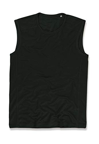 Stedman Apparel Herren Active 140 Sleeveless/ST8440 Weste, Schwarzer Opal, L von Stedman