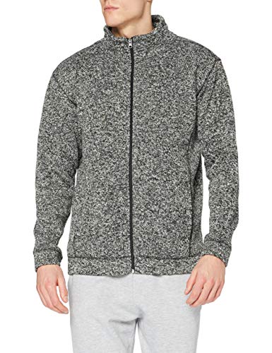 Stedman Apparel Herren Active Knit Fleece Jacket/ST5850 Sweatshirt, Dunkelgrau Gemischt, L von Stedman