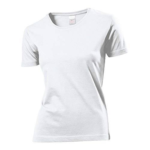 Stedman - Classic T-Shirt Women M,White von Stedman