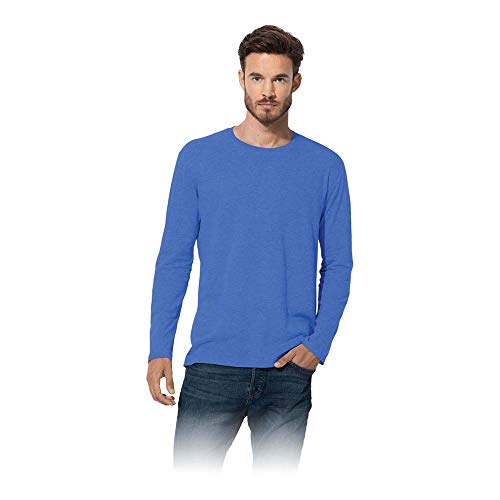 Stedman Herren Classic-T Langarm/ST2500 T-Shirt, Blau, S von Stedman