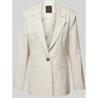 Stefanel Blazer mit Paspeltaschen Modell 'MONOPETTO' in Offwhite, Größe 36 von Stefanel