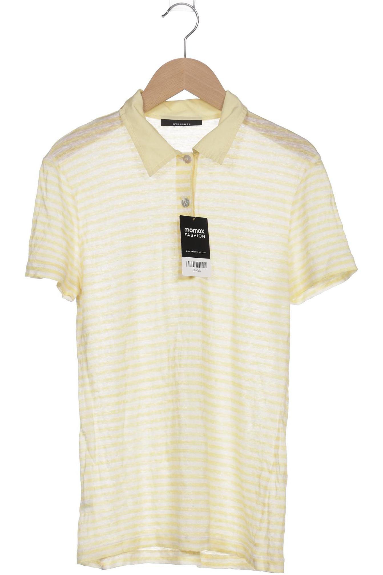 Stefanel Damen Poloshirt, gelb, Gr. 42 von Stefanel