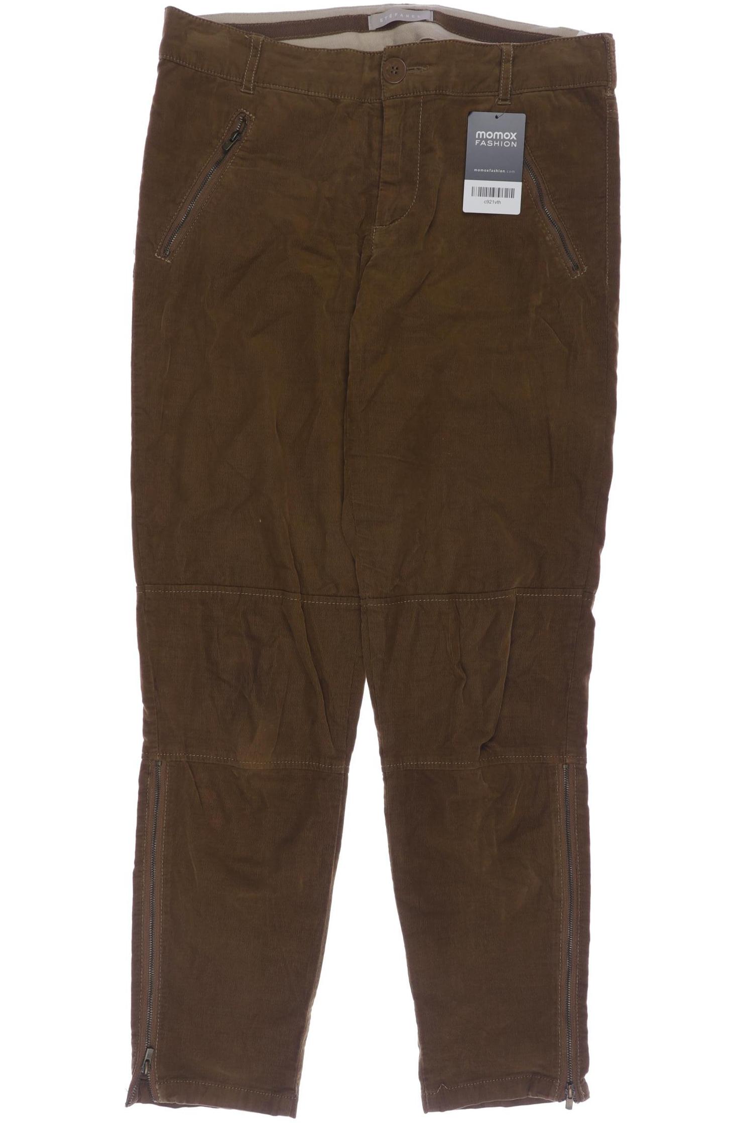 Stefanel Damen Stoffhose, braun, Gr. 36 von Stefanel