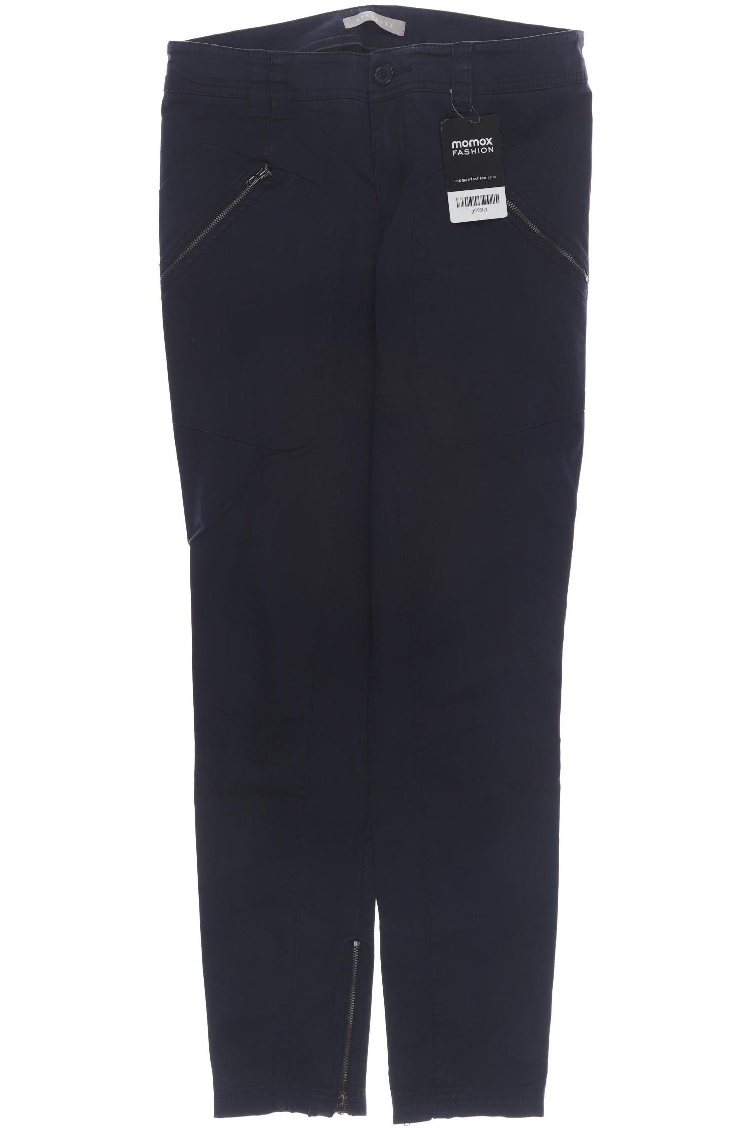 Stefanel Damen Stoffhose, marineblau, Gr. 34 von Stefanel