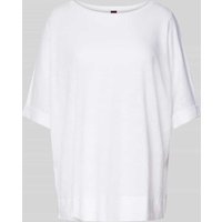 Stefanel Oversized T-Shirt mit Rundhalsausschnitt in Offwhite, Größe XS/S von Stefanel