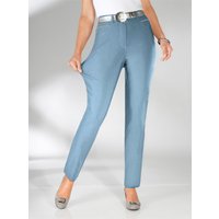 Witt Damen Stretch-Hose mit Zier-Taschen vorne, bleu von Stehmann Comfort line