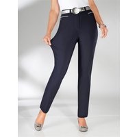 Witt Damen Stretch-Hose mit Zier-Taschen vorne, marine von Stehmann Comfort line