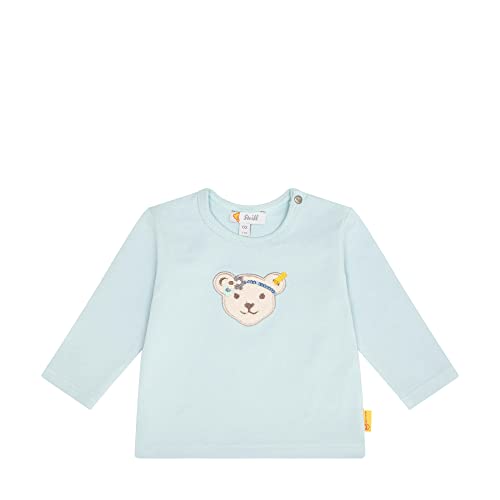 Steiff Baby Girls Bird´s Twittering Shirt, Sterling Blue, 74 von Steiff