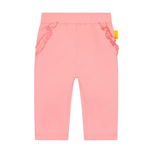 Steiff Baby - Mädchen Jogginghose Lässige Hose, Salmon Rose, 80 EU von Steiff