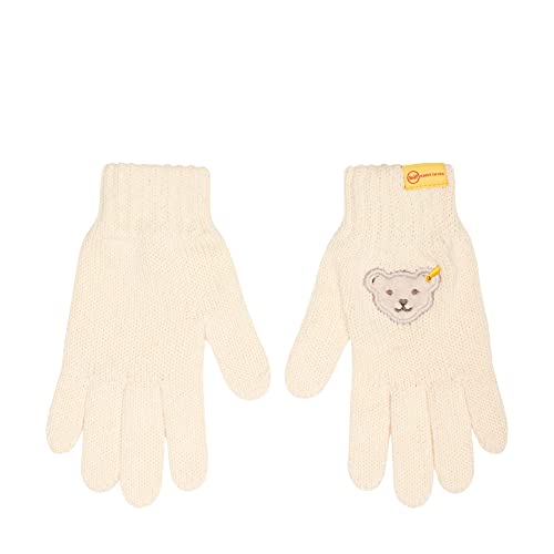 Steiff Mädchen Classic Glove Liners, Antique White, 30 EU von Steiff