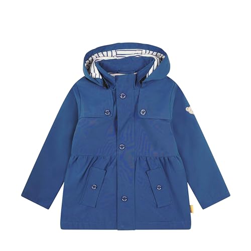 Steiff Mädchen Parka Jacke, Bijou Blue, 110 von Steiff