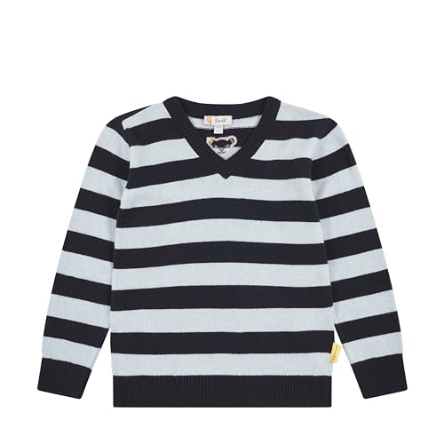 Steiff Pullover EU Größe 92 steiff Navy, Jungen Pullover, Pulli langärmelig, Kinder-Pulli, warm und bequem, waschmaschinenfest Steiff Pullover EU Größe 92 steiff Navy, Jungen Pullover, Pulli langärmelig, Kinder-Pulli, warm und bequem, waschmaschinenfest von Steiff