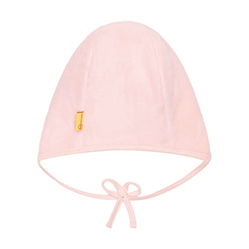 Steiff Unisex Baby Basic Bommel Beanie-Mütze, Silver PINK, 47 von Steiff