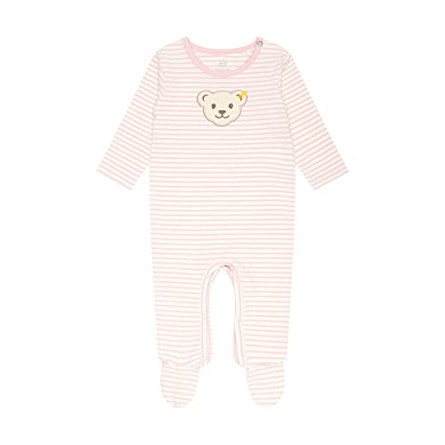 Steiff Unisex Baby Basic Kleinkind-Schlafanzüge, Silver PINK, 62 von Steiff